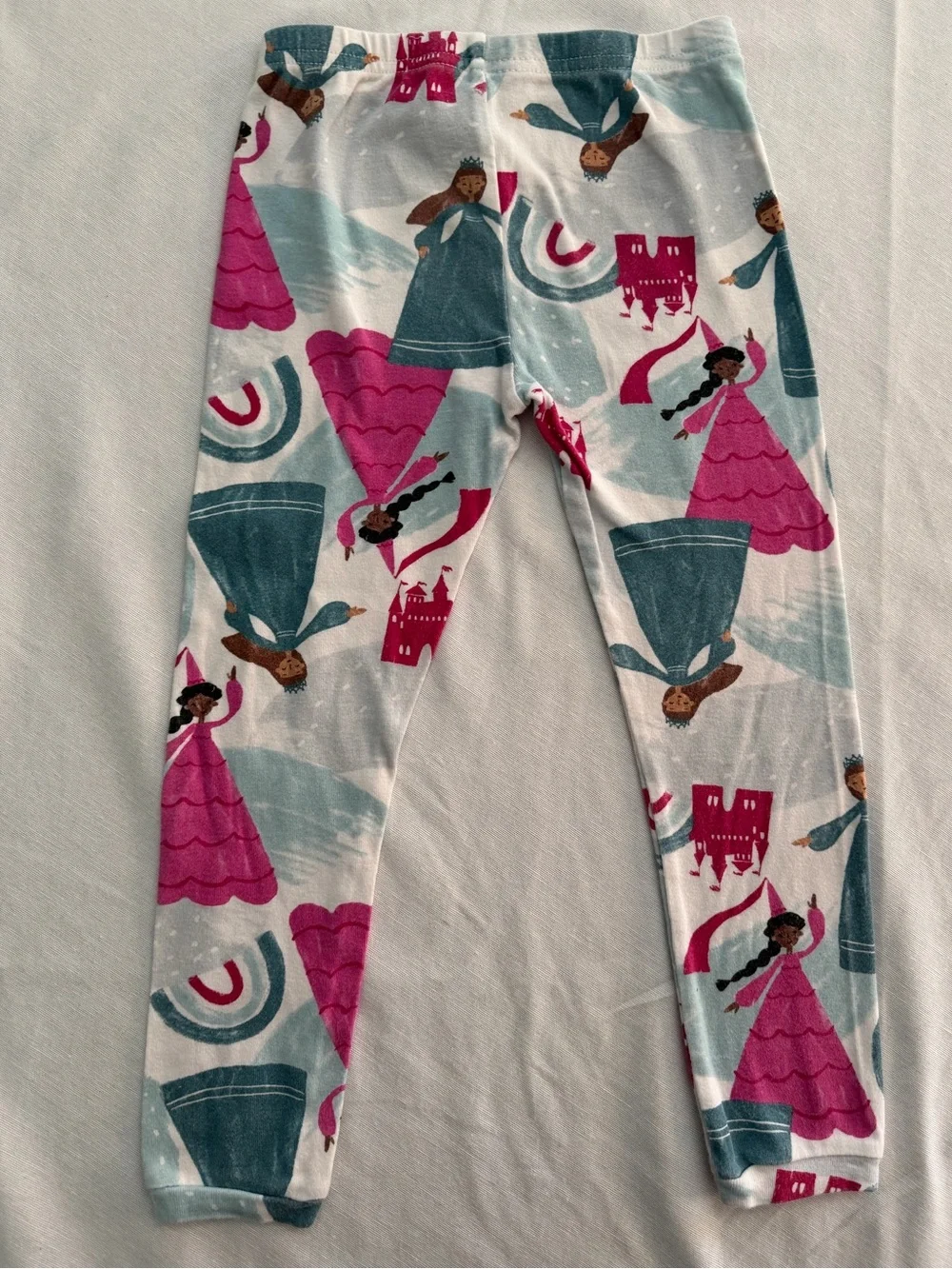 Girls 5T Princess Theme 2 Piece Fitted Pajama Set Bundle Carters & Disney